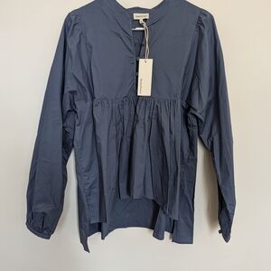 Navy Blue Women's Blouse